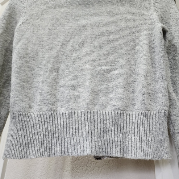 Women&M Crop Knit Sequin trim Cardigan XS - Picture 7 of 9